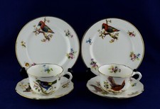 Stunning Royal Doulton H1422 x2 Trio Tea Cups & Saucers