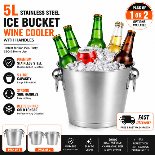 Stainless steel ice - 5l,