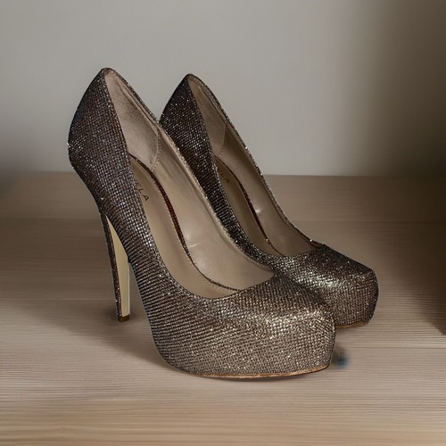 Carvela heels gold platform - carvela,