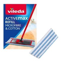 Vileda Active Max Flat Mop Refill Replacement Microfibre Cotton