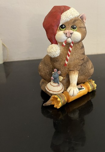 Comic curious cats santa - &,