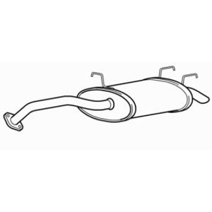 Quality rear exhaust - quality, silencer