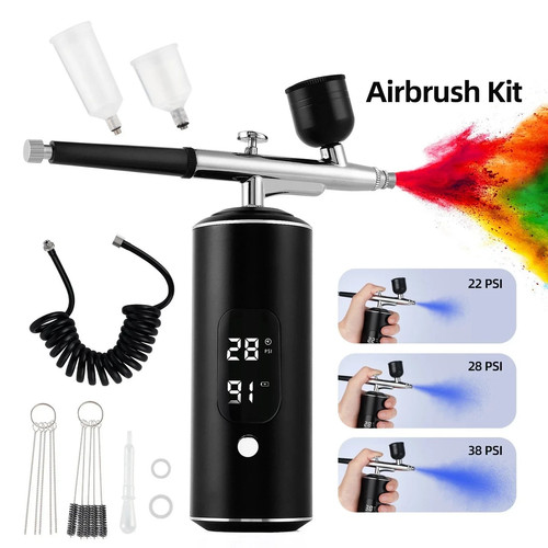 Cordless airbrush kit - airbrush, portable