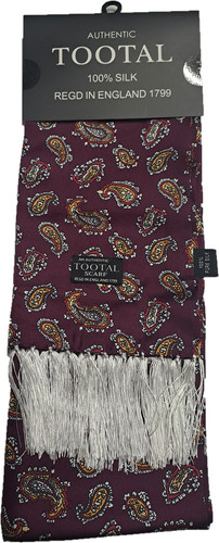 Tootal mens bordeaux paisley - tootal,