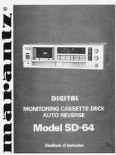 Marantz SD-64 Cassette Tape