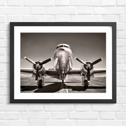 Retro vintage airplane - retro,