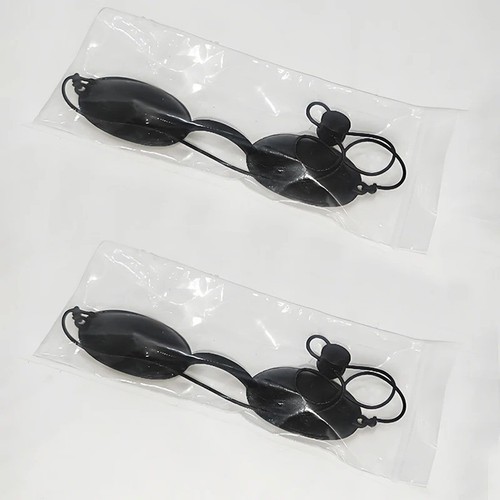 2pcs sunbed goggles red - goggles,