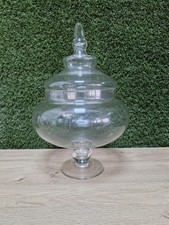 Clear Glass Apothecary Jar