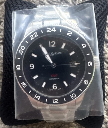 Montblanc 1858 black gmt - montblanc,