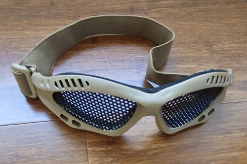 Airsoft mesh googles half - mesh,