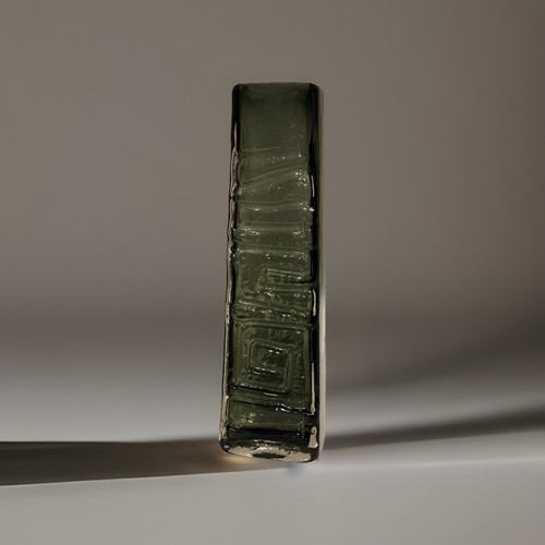 Whitefriars totem vase - whitefriars,