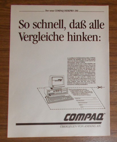 Rare advertising compaq - rare,