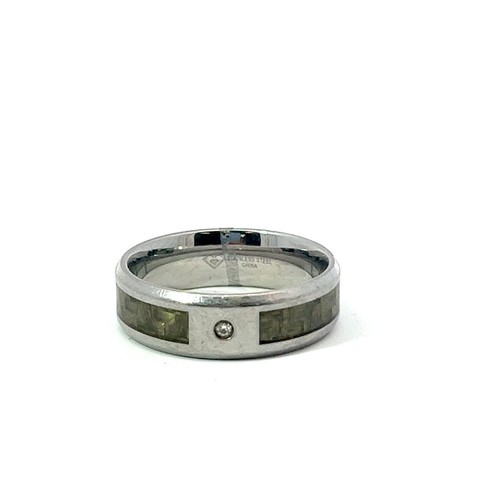 Grey carbon fiber inlay - carbon,