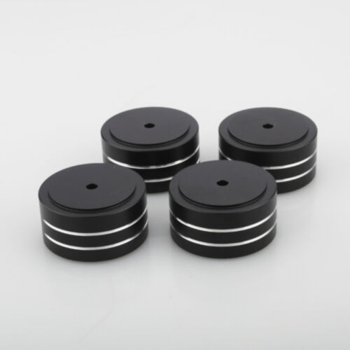 4pcs aluminum hifi amp speaker - aluminum,