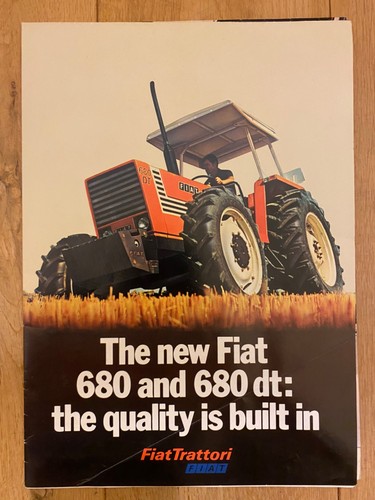 Fiat tractor 680 - 680, dt