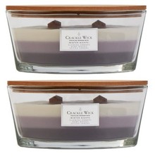 2 X Crackle Wick Triple Layer Crackling Wood Wick Winter Nights Scented Candle