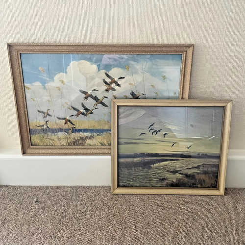 Two vintage peter scott - peter, prints