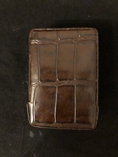 Vintage brown cigarette case