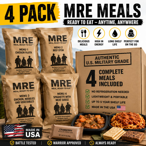 Mre pack emergency meals - mre,