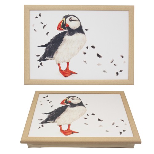 Lap tray puffin cushioned - tray,