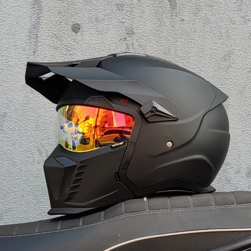 Retro full face motorcycle - retro,