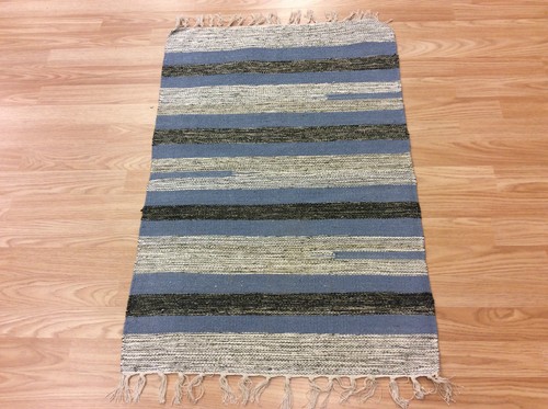 Striped cream multi handloomed - striped,