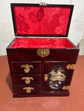 Red Lacquered Jewellery Box