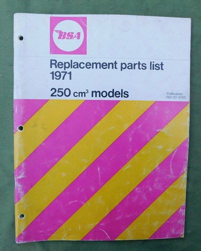 Vintage 1971 bsa - vintage,