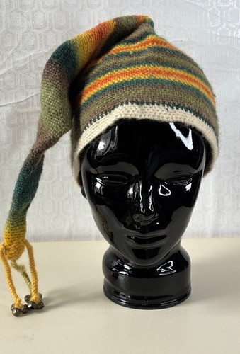 Vtg hand knit green - hand,