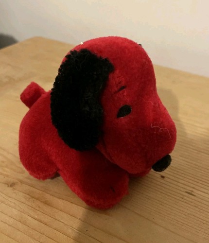 Red snoopy vintage plush - vintage, toy
