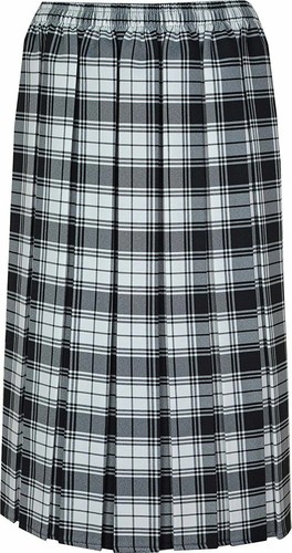 Ladies womens tartan pleated - ladies,