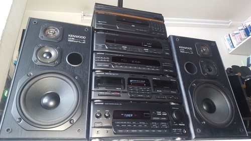 Kenwood hifi pieces stack - kenwood,