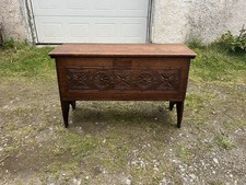 Vintage Oak Box / Oak Coffer / Oak Trunk