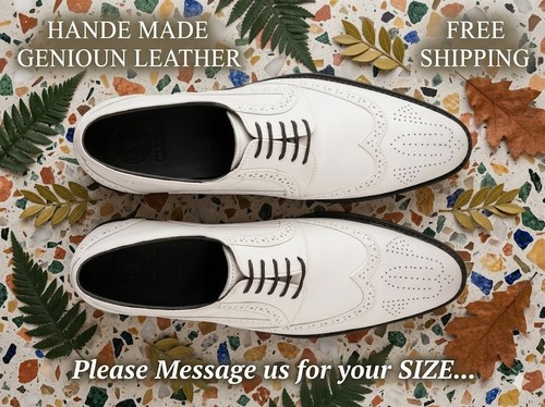 Webley white brogue - white,