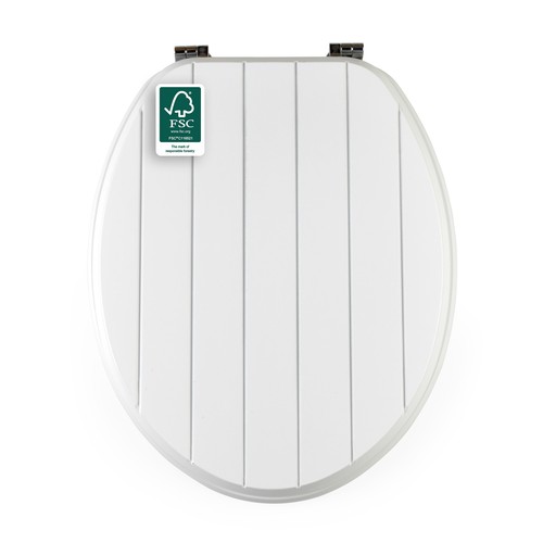Beldray wooden toilet - toilet, seat