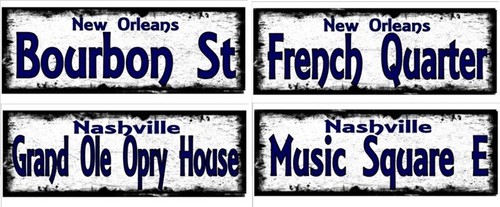 Vintage style american street - style,