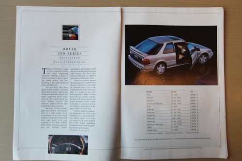 1991 rover range brochure - rover,