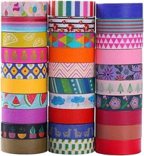 Washi Tape Set - 30 Colored