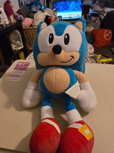 Sega sonic the - the, plush
