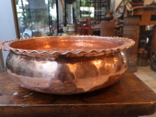 Hand hammered copper - hand,
