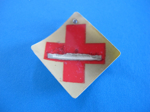 Ww2 circa red cross ship - red,