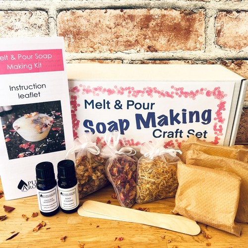Easy organic soap making kit - organic,