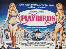 PLAYBIRDS 1978 UK quad poster
