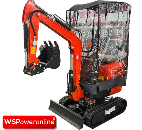 Mini digger rain - digger,