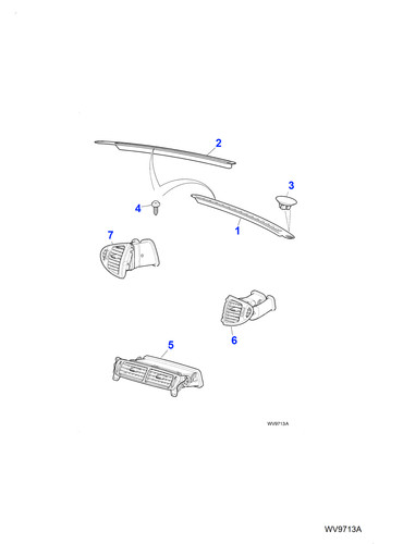 Jaguar blanking plug interior - blanking,
