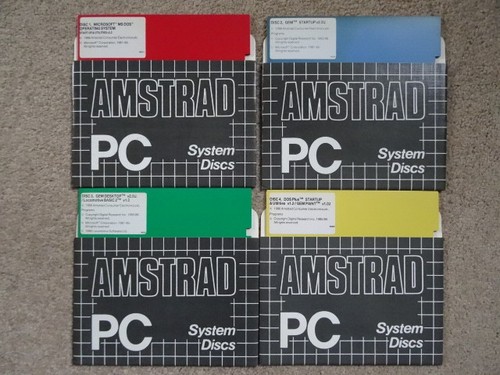 Amstrad system discs - pc,