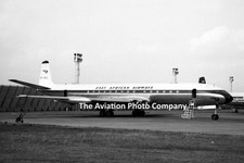 East African Airways De Havilland Comet 4 VP-KPJ at Heathrow (1961) Photograph