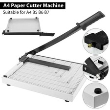 Heavy Duty A4 Photo Paper Cutter Guillotine Trimmer Machine Ruler Home Office