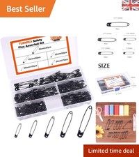 Black Safety Pins 300-Pack