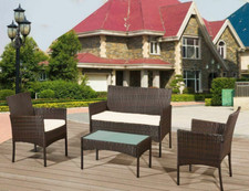 Rattan Garden Sofa Set